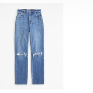 Abercrombie & Fitch High Rise Blue Jeans